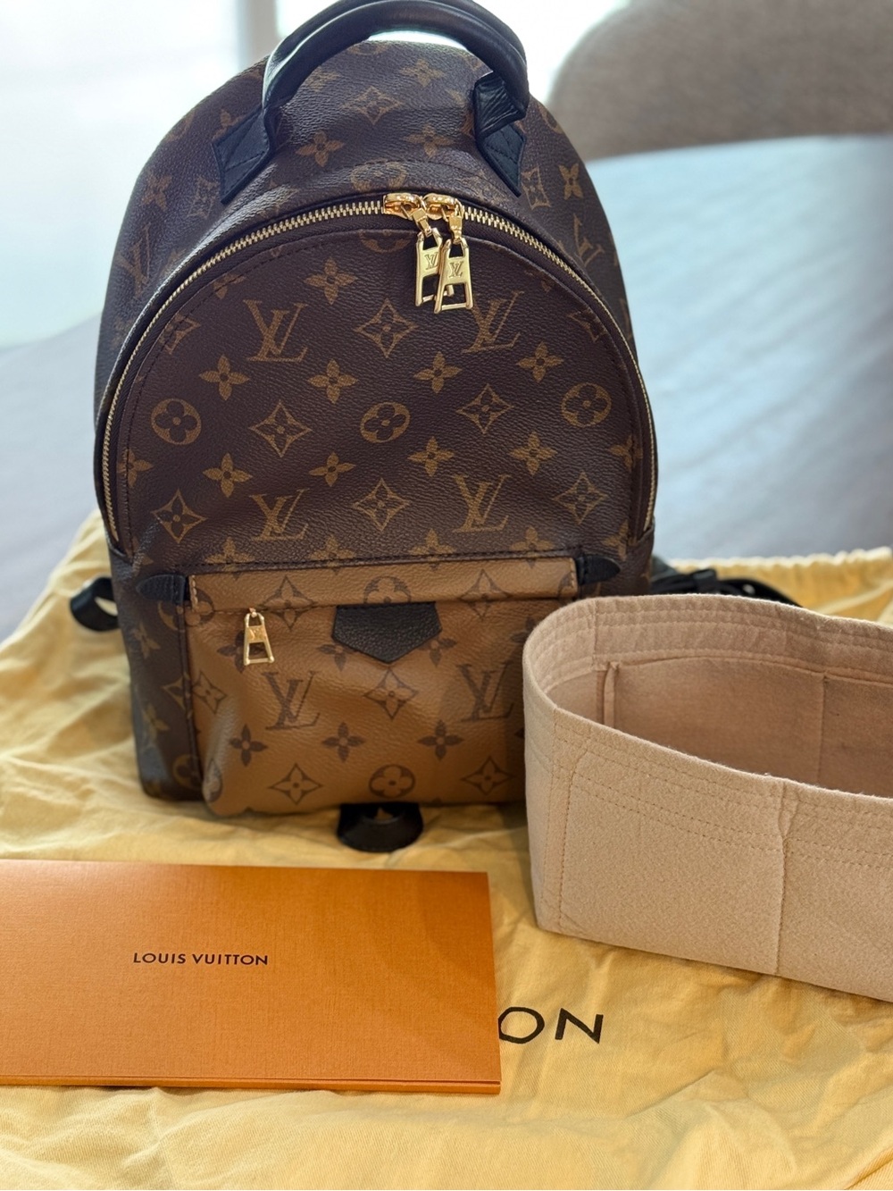 💗Authentic Louis Vuitton Palm Spring Reverse backpack PM